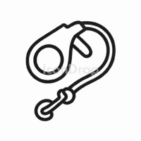 Dog Lead Icon Outline