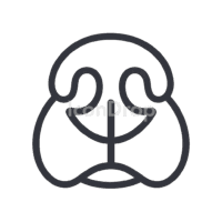 Dog Nose Icon Outline