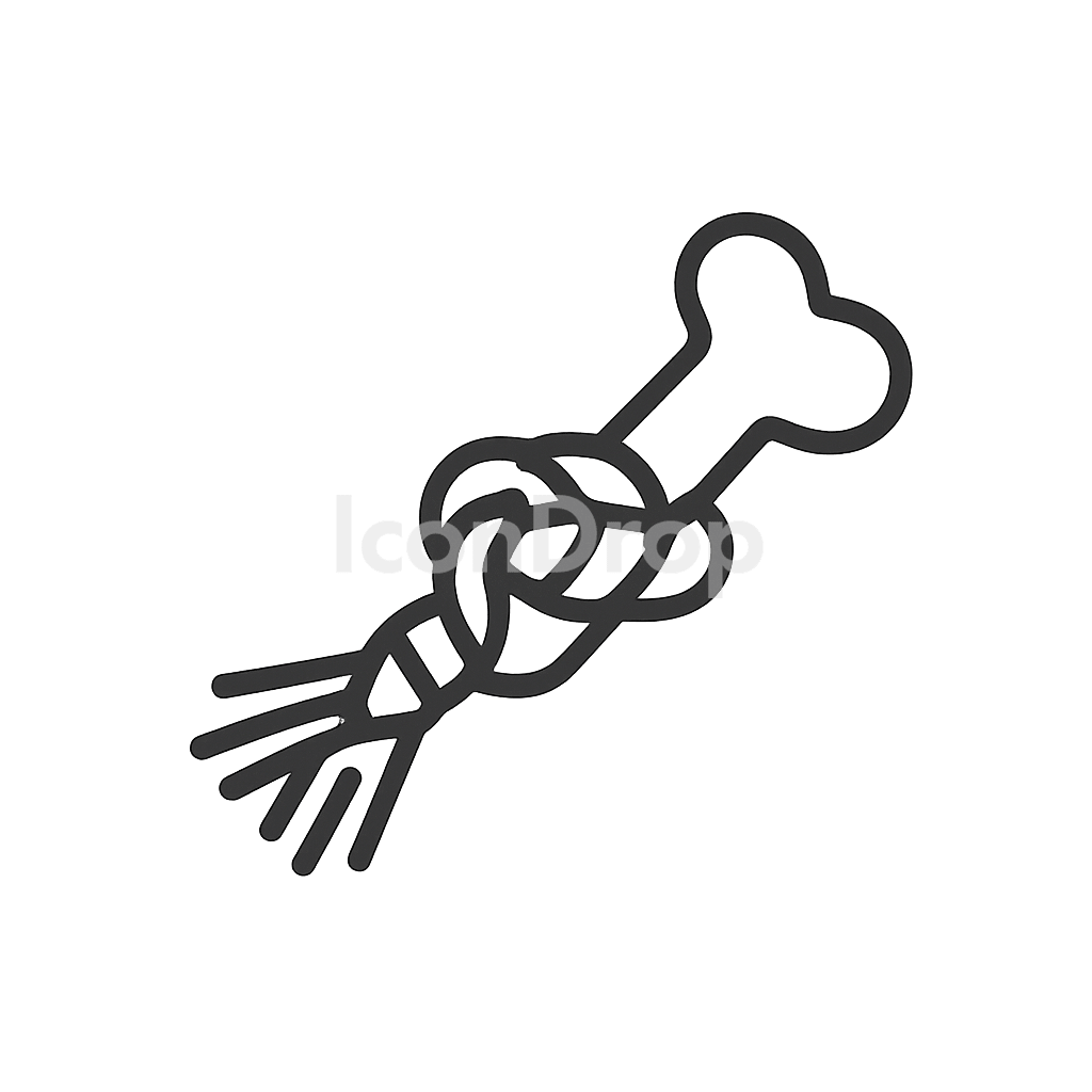 Dog Toy Icon Outline