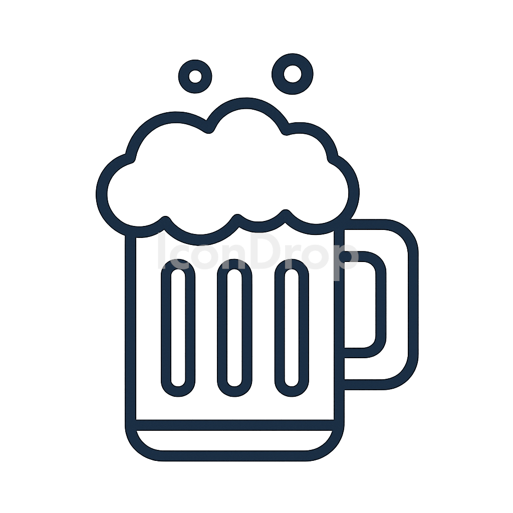 Drink Beer Icon Outline