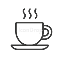 Drink Coffee Icon Outline