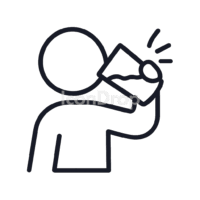 Drink Plenty Of Water Icon Outline