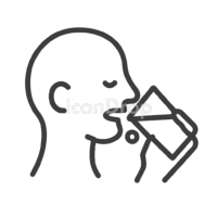 Drink Water Icon Outline