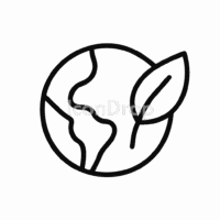 Earth Environment Icon Outline