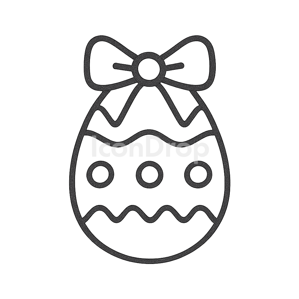 イースターのアイコン アウトライン