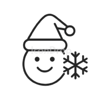 Easy Christmas Icons Outline