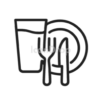 Eat And Drink Icon Outline