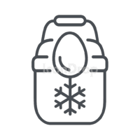 Egg Freezing Icon Outline