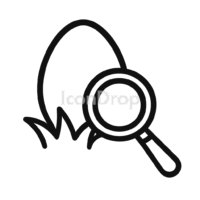 Egg Hunt Icon Outline
