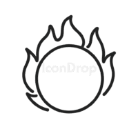 エナジーボールのアイコン(アウトライン)