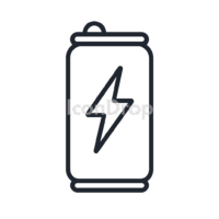 Energy Drink Icon Outline