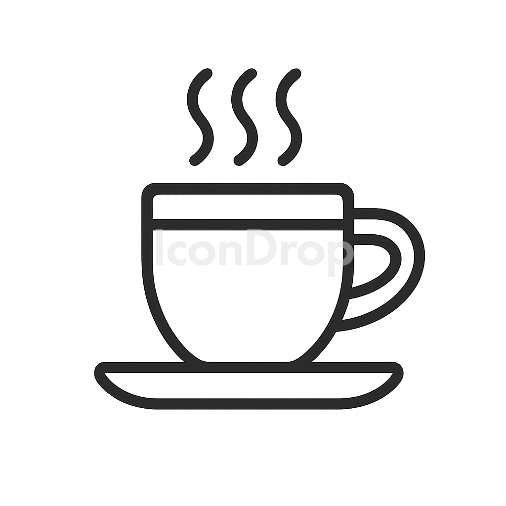 Espresso Cup Icon Outline