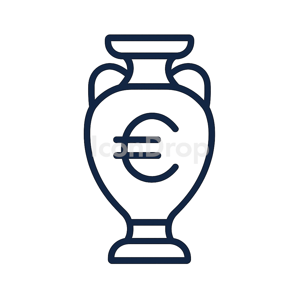 Euro Cup Icon Outline