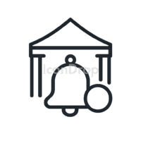 展示会（エキスポ）通知のアイコン（アウトライン）