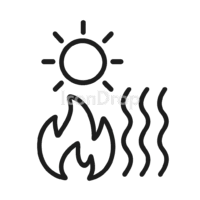 Extreme Heat Icon Outline