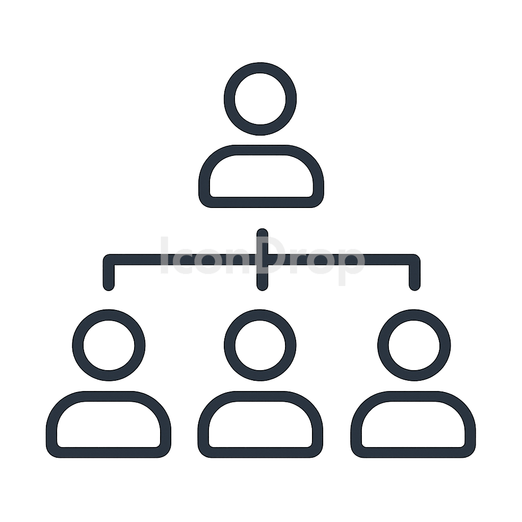 Family Tree Icon Outline