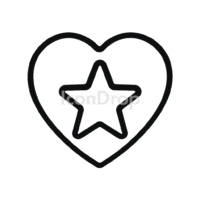 Favorite Star Icon Outline