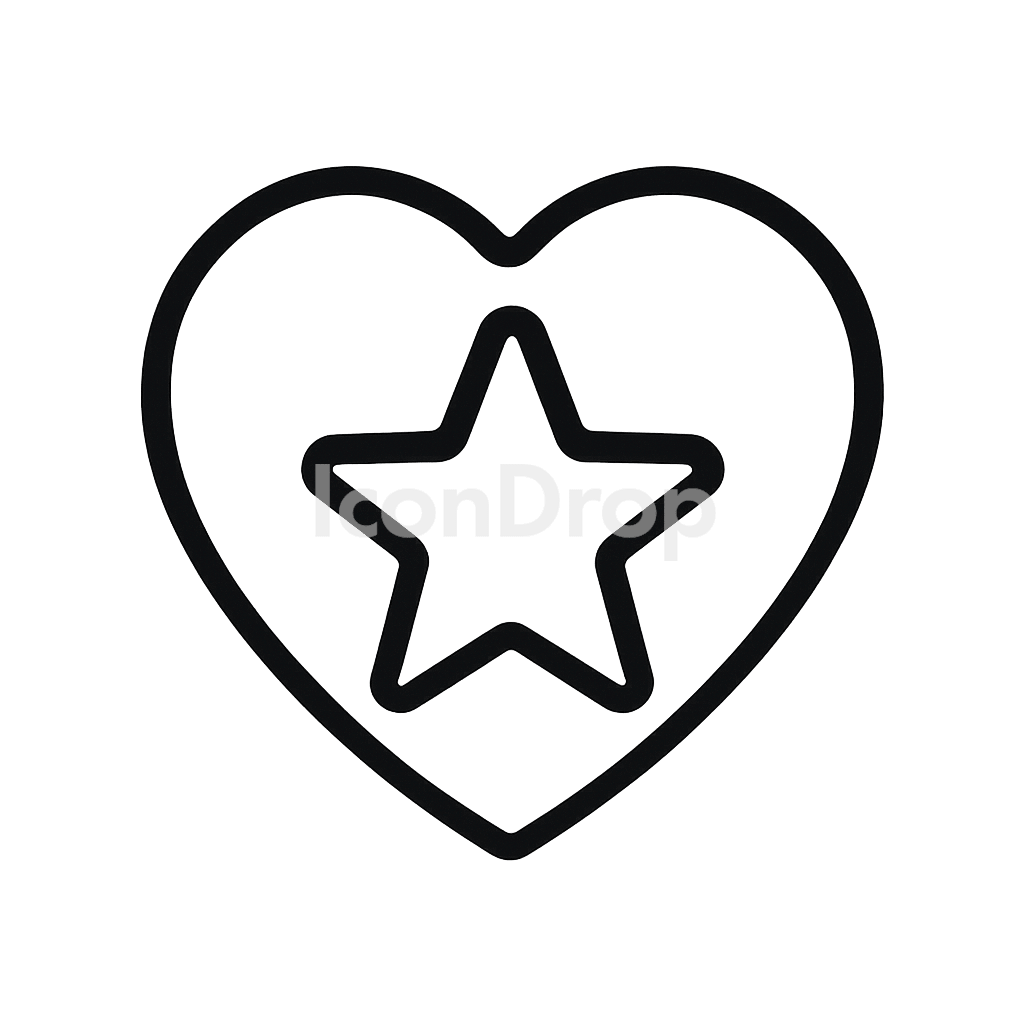 Favorite Star Icon Outline