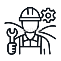 Field Service Icon Outline