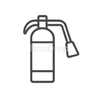 Fire Extinguisher Icon For Floor Plan Outline