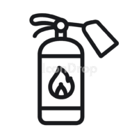 Fire Extinguisher Icon Outline