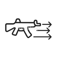 Fire Rate Icon Outline