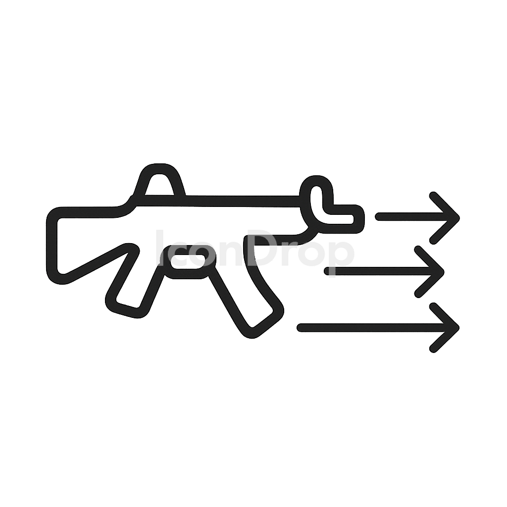 Fire Rate Icon Outline