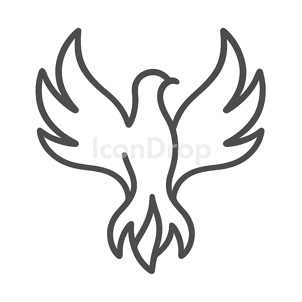 Firebird Icon Outline