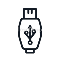 Firewire Icon Outline