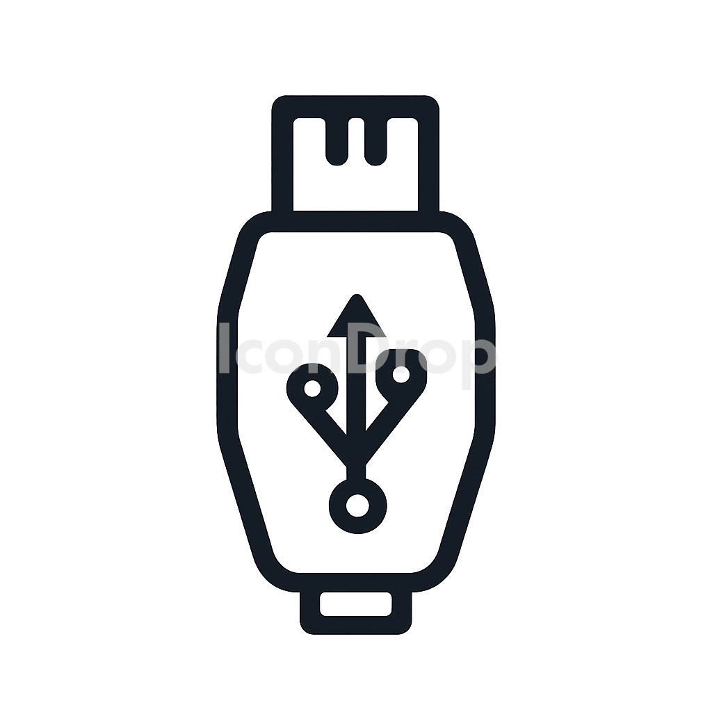 Firewire Icon Outline