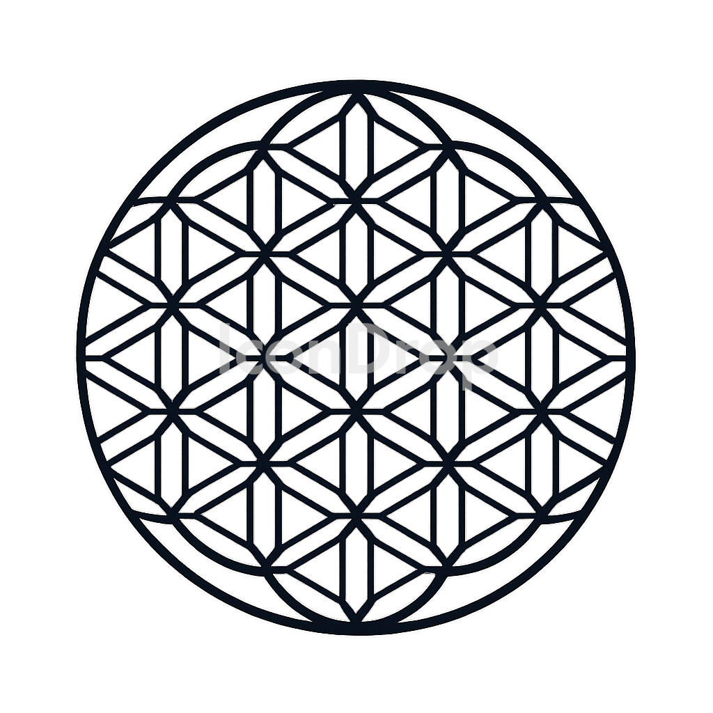 Flower Of Life Icon Outline