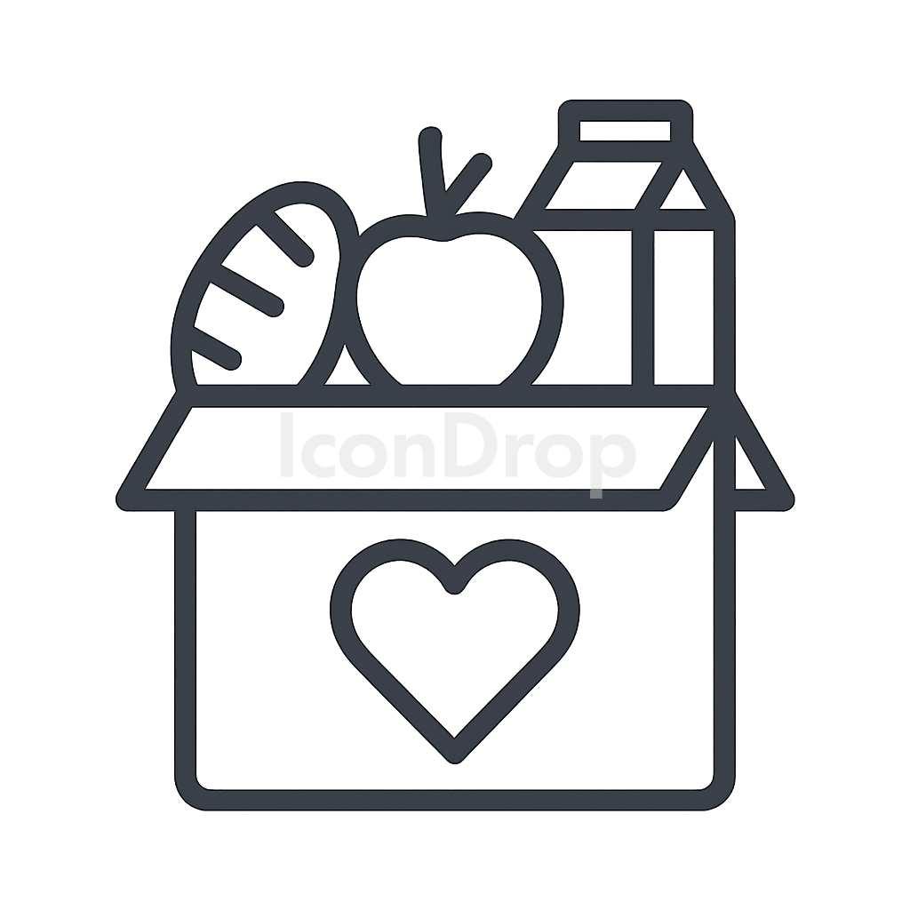 Food Aid Icon Outline