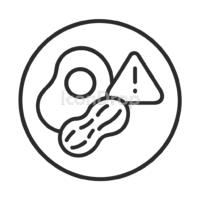Food Allergy Icon Outline