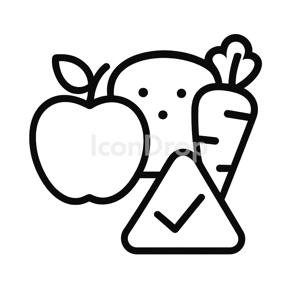 Food And Nutrition Icon Outline