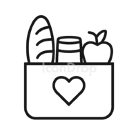 Food Bank Icon Outline