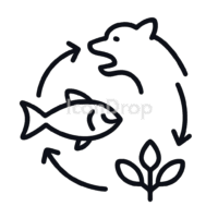 Food Chain Icon Outline