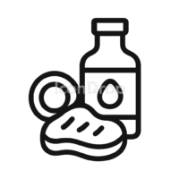 Food Color Icon Outline