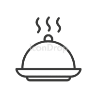 Food Dish Icon Outline