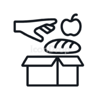 Food Distribution Icon Outline