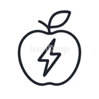 Food Energy Icon Outline