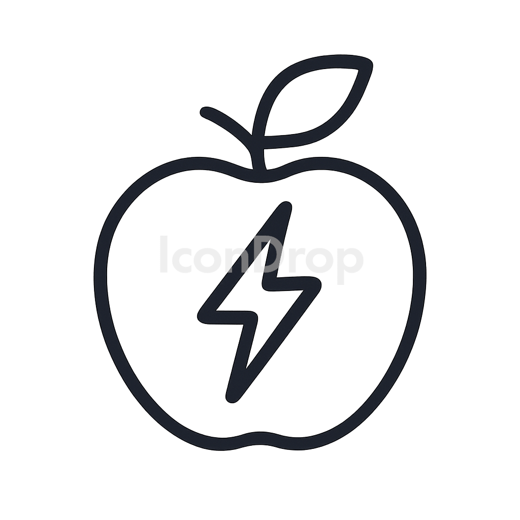 Food Energy Icon Outline