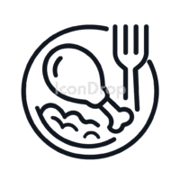 Food Icon Outline