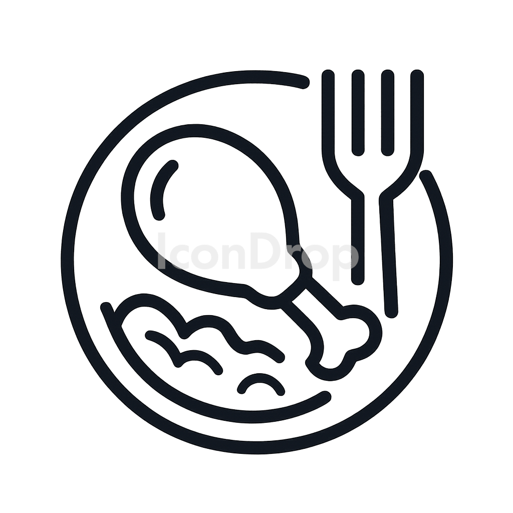Food Icon Outline