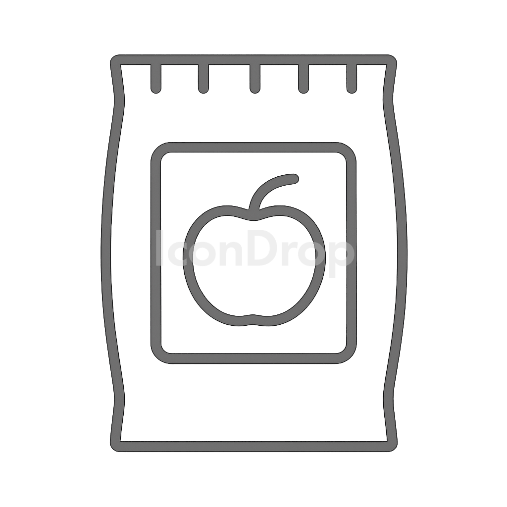 Food Packaging Icon Outline