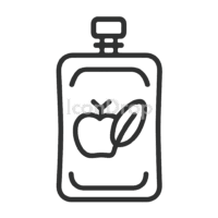 Food Pouch Icon Outline
