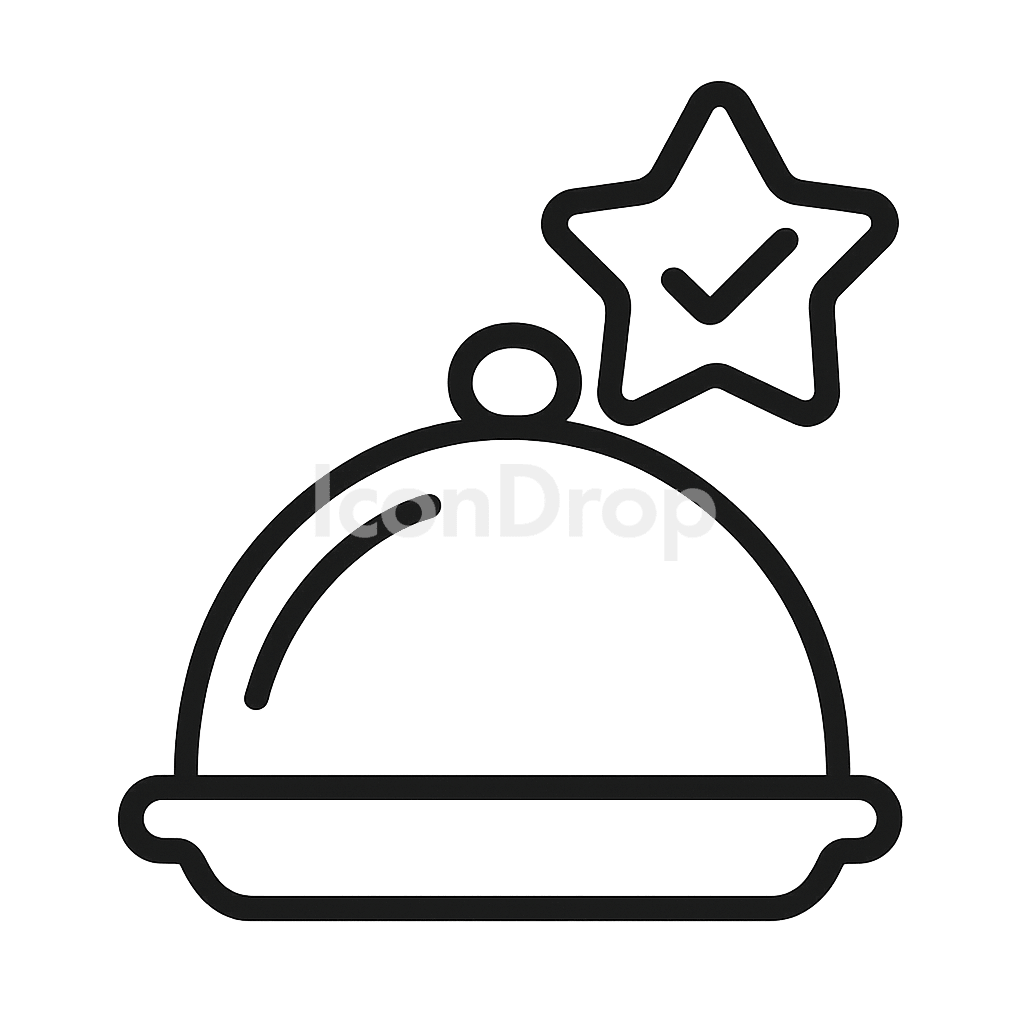 Food Quality Icon Outline