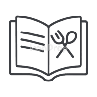 Food Recipe Icon Outline