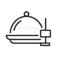 Food Sampling Icon Outline