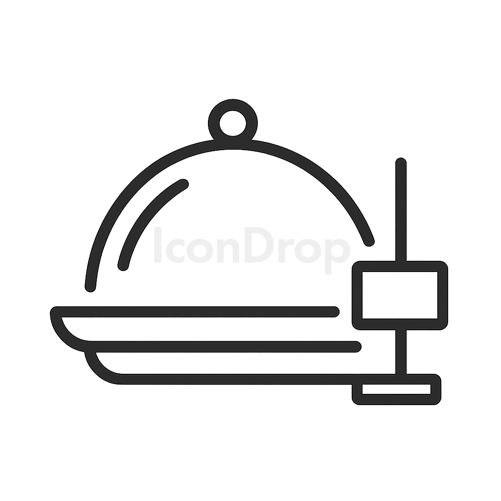 Food Sampling Icon Outline