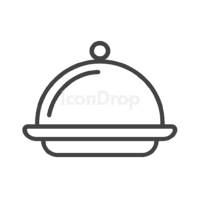 Food Serve Icon Outline